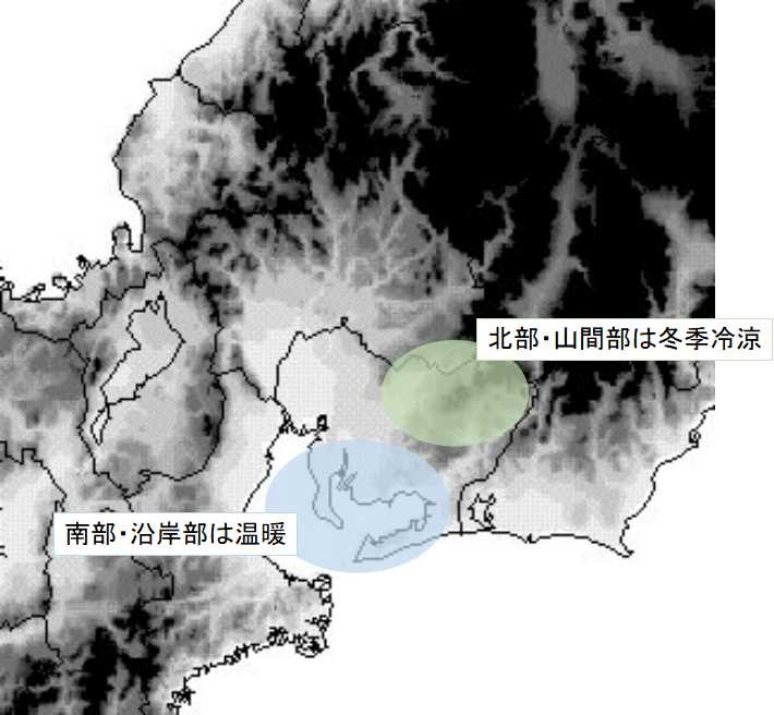 愛知県の気候